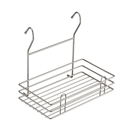 Полка на рейлинг одинарная 280х190х250 мм хром (LE 520)