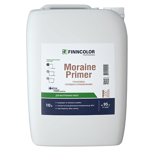 Грунт Finncolor Moraine Primer укрепляющий 10 л Грунт Finncolor Moraine Primer укрепляющий 10 л