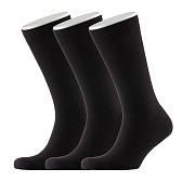 Носки мужские Hesler кардная пряжа 41-43 черные (3 пары)