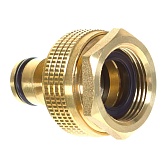 Адаптер 3/4-1 для соединения шлангов Профитт внутренняя резьба латунный (0832651-RCS) Адаптер 3/4-1 для соединения шлангов Профитт внутренняя резьба латунный (0832651-RCS)