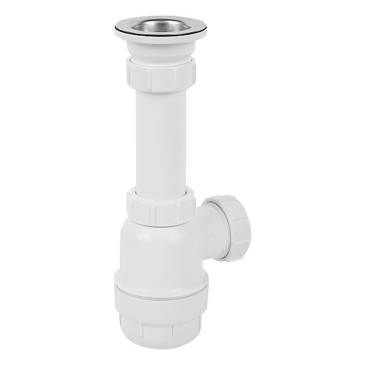 Сифон для раковины и мойки McAlpine 1 1/2х40 мм с выпуском d70 мм (MRSK2) Сифон для раковины и мойки McAlpine 1 1/2х40 мм с выпуском d70 мм (MRSK2)