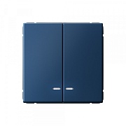 Выключатель Systeme Electric ArtGallery двухклавишный встраиваемый аквамарин с подсветкой (SE GAL001153) Выключатель Systeme Electric ArtGallery двухклавишный встраиваемый аквамарин с подсветкой (SE GAL001153)