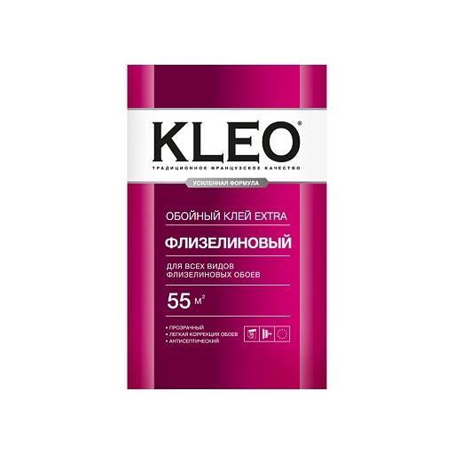 Клей для флизелиновых обоев Kleo Extra 55 380 г