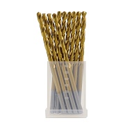 Набор сверл по металлу спиральное Hilberg Cobalt 5% Top 3,5х70 мм кобальтовое (10 шт.) (CO035-10)