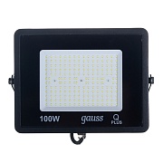 Прожектор светодиодный Gauss Qplus ДО-100 6500К 100 Вт IP65 черный