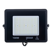 Прожектор светодиодный Gauss Qplus ДО-100 6500К 100 Вт IP65 черный