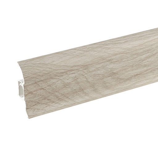 Плинтус ПВХ напольный Winart 58 мм дуб веронский 2500 мм S-профиль с кабель-каналом Плинтус ПВХ напольный Winart 58 мм дуб веронский 2500 мм S-профиль с кабель-каналом