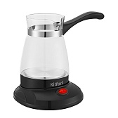 Кофеварка турка электрическая Kitfort КТ-7132-1 черная Кофеварка турка электрическая Kitfort КТ-7132-1 черная