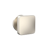 Ручка-кнопка Punto Salut R.ARC.R52 SN-3 круглая розетка матовый никель (47147)