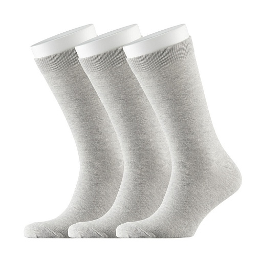 Носки мужские Hesler гребенная пряжа 41-43 серые (3 пары)