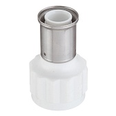 Муфта Henco (18PKW-3207) 32(пресс) х 1 1/4 ВР(г) белая PVDF Муфта Henco (18PKW-3207) 32(пресс) х 1 1/4 ВР(г) белая PVDF