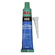 Герметик силиконовый универсальный Akfix 100E прозрачный 50 мл