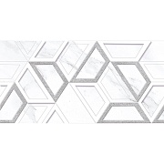 Плитка облицовочная Нефрит Фьюжен геометрия белая 40х20 см (15 шт.=1,2 кв.м)