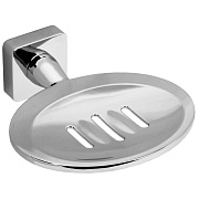 Мыльница для ванной WasserKraft Lippe K-6500 с держателем металл хром (K-6569) Мыльница для ванной WasserKraft Lippe K-6500 с держателем металл хром (K-6569)