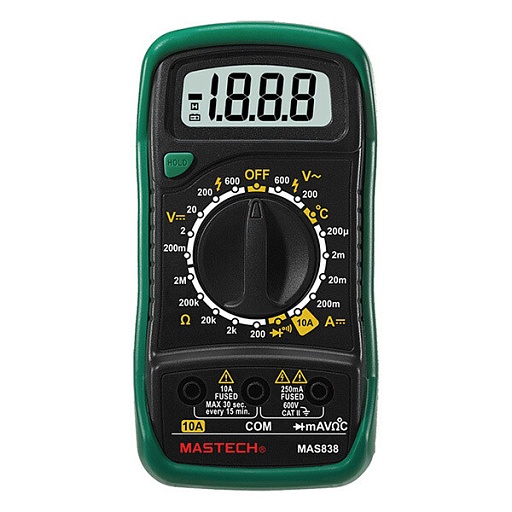 Мультиметр портативный Mastech MAS838 (13-2008) Мультиметр портативный Mastech MAS838 (13-2008)