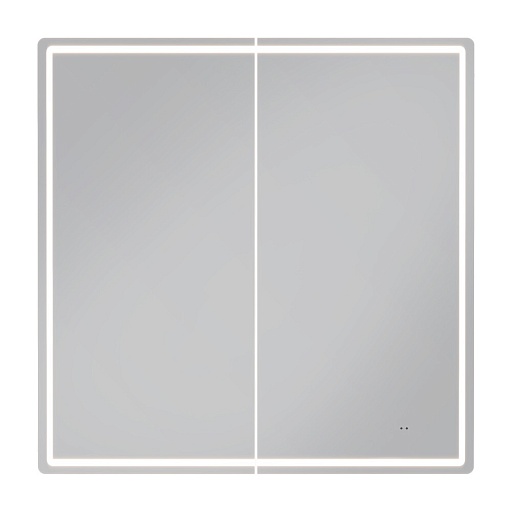 Зеркальный шкаф Vigo Geometry Classic 80х79х17 см с подсветкой белый Зеркальный шкаф Vigo Geometry Classic 80х79х17 см с подсветкой белый
