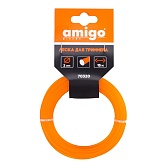 Леска для триммера Amigo круг 2 мм х 15 м оранжевая (70320) Леска для триммера Amigo круг 2 мм х 15 м оранжевая (70320)