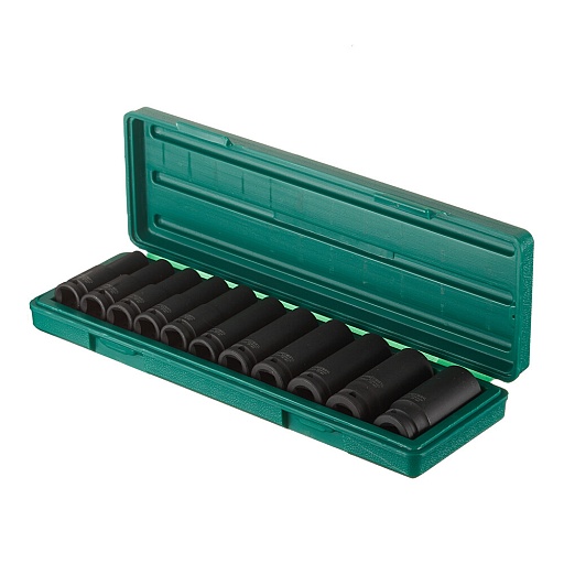 Набор головок торцевых ударных Jonnesway 1/2 для пневмоинструмента 10-24 мм 11 предметов (S03AD4111S) Набор головок торцевых ударных Jonnesway 1/2 для пневмоинструмента 10-24 мм 11 предметов (S03AD4111S)