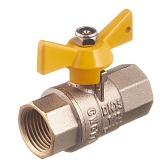 Кран шаровой газовый VALTEC (VT.277.N.04) 1/2 ВР(г) х 1/2 ВР(г) бабочка Кран шаровой газовый VALTEC (VT.277.N.04) 1/2 ВР(г) х 1/2 ВР(г) бабочка