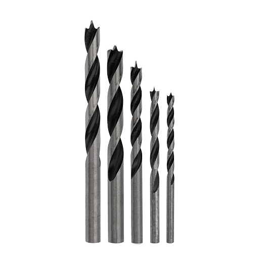 Набор сверл по дереву спиральных Kranz 4-10 мм (5 шт.) (KR-91-0750)