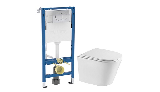 Комплект инсталляции Geberit Delta Duofix с унитазом Corsa Deco NX Tornado с кнопкой хром и сиденьем дюропласт микролифт Комплект инсталляции Geberit Delta Duofix с унитазом Corsa Deco NX Tornado с кнопкой хром и сиденьем дюропласт микролифт