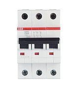 Автоматический выключатель модульный ABB S203 3P 63А тип C 6 кА 400 В (2CDS253001R0634) Автоматический выключатель модульный ABB S203 3P 63А тип C 6 кА 400 В (2CDS253001R0634)
