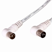 ТВ удлинитель Rexant штекер-гнездо угловой (1,5 м) белый (18-0022) ТВ удлинитель Rexant штекер-гнездо угловой (1,5 м) белый (18-0022)