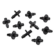 Соединитель для капельной трубки стартовый 16 мм MasterProf пластиковый (10 шт.) (ДС.070727)