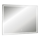 Зеркало с подсветкой прямоугольное 80х60 см с сенсорным включением Abber See (AG6116S)