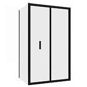 Душевой уголок Abber Sonnenstrand черный 120х100х195 см прямоугольник стекло прозрачное 6 мм (AG07120B-S100B)