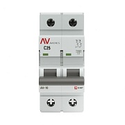 Автоматический выключатель EKF Averes AV-10 (mcb10-2-25C-av) 2P 25А тип С 10 кА 400 В на DIN-рейку