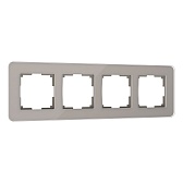 Рамка Werkel Elite четырехместная дымчатая (a057877)