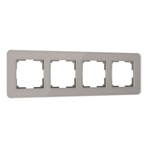 Рамка Werkel Elite четырехместная дымчатая (a057877)