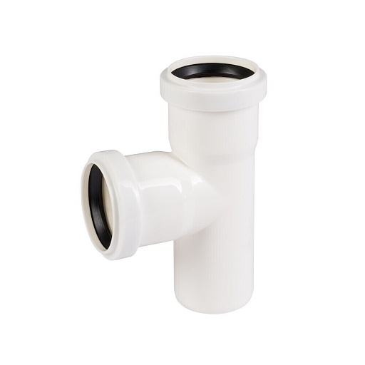 Тройник Ostendorf HTEA d50 мм 87° пластиковый белый для внутренней канализации
