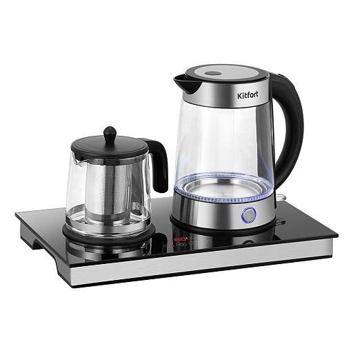 Чайный набор электрический Kitfort КТ-6744 1,7 л черный