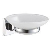 Мыльница для ванной Haiba HB8602 с держателем стекло/металл хром (550583) Мыльница для ванной Haiba HB8602 с держателем стекло/металл хром (550583)