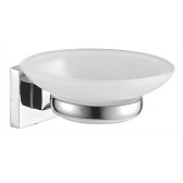 Мыльница для ванной Haiba HB8602 с держателем стекло/металл хром (550583) Мыльница для ванной Haiba HB8602 с держателем стекло/металл хром (550583)