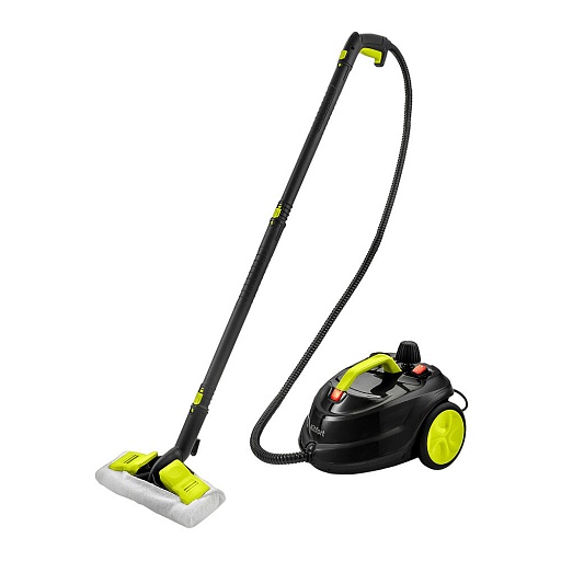 Пароочиститель Kitfort KT-9104-2 черно-салатовый Пароочиститель Kitfort KT-9104-2 черно-салатовый