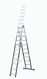 Лестница 3-х секционная универсальная 3х11 Krause Стандарт