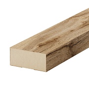 Декоративная рейка МДФ 27х12х2800 мм пекан Stella