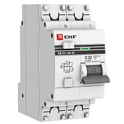 Автомат дифференциальный EKF PROxima АД-32 32А 1P+N тип AC 100 мА 4,5 кА (DA32-32-100-pro)