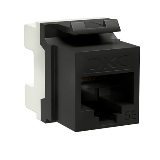 Переходник неэкранированный DKC Keystone 180 градусов RJ45 CAT5е UTP черный (12 шт.) (RNK5EU180BK) Переходник неэкранированный DKC Keystone 180 градусов RJ45 CAT5е UTP черный (12 шт.) (RNK5EU180BK)