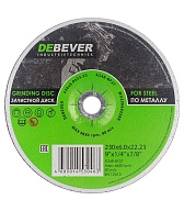 Круг зачистной по металлу Debever 230х22х6 мм (WG23060228R/30463) Круг зачистной по металлу Debever 230х22х6 мм (WG23060228R/30463)