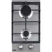 Варочная панель газовая Lauf PG-308 2 конфорки металлик Варочная панель газовая Lauf PG-308 2 конфорки металлик
