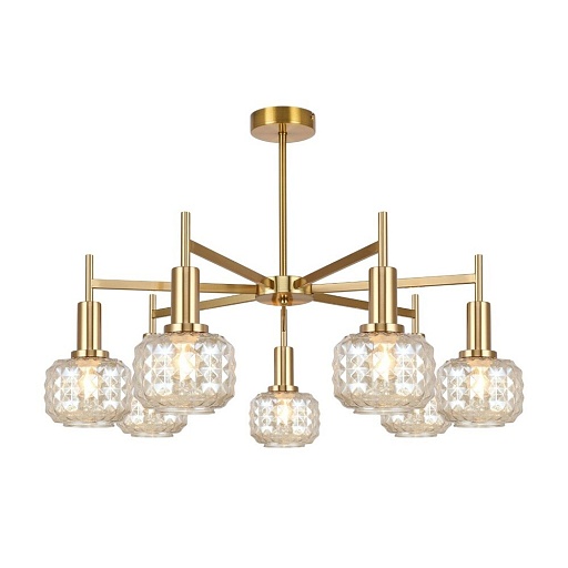 Люстра подвесная Freya Fero E14 280 Вт 20 кв.м (FR5366CL-07BS) Люстра подвесная Freya Fero E14 280 Вт 20 кв.м (FR5366CL-07BS)