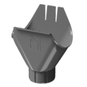 Docke STAL PREMIUM Воронка желоба 125/90 (Графит 7024) Docke STAL PREMIUM Воронка желоба 125/90 (Графит 7024)