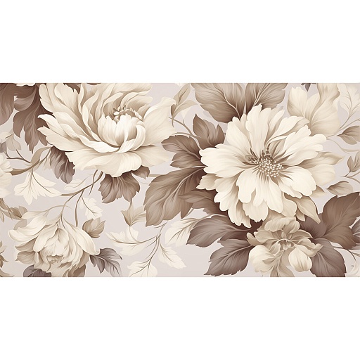 Фотообои Фотообойкин Акварельные цветы Pt-062_5 (5х2,7 м)