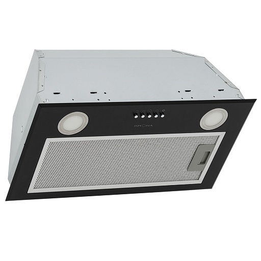 Кухонная вытяжка встраиваемая Krona Ameli 600 Black PB 60 см черная Кухонная вытяжка встраиваемая Krona Ameli 600 Black PB 60 см черная