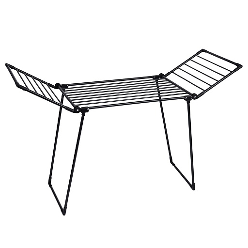 Сушилка для белья напольная Hausmann Karakoram 19 м 610х1740х1080 мм черная