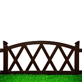 Забор декоративный Standartpark Арка 0,26х0,6 м 0,91 кг сборный коричневый